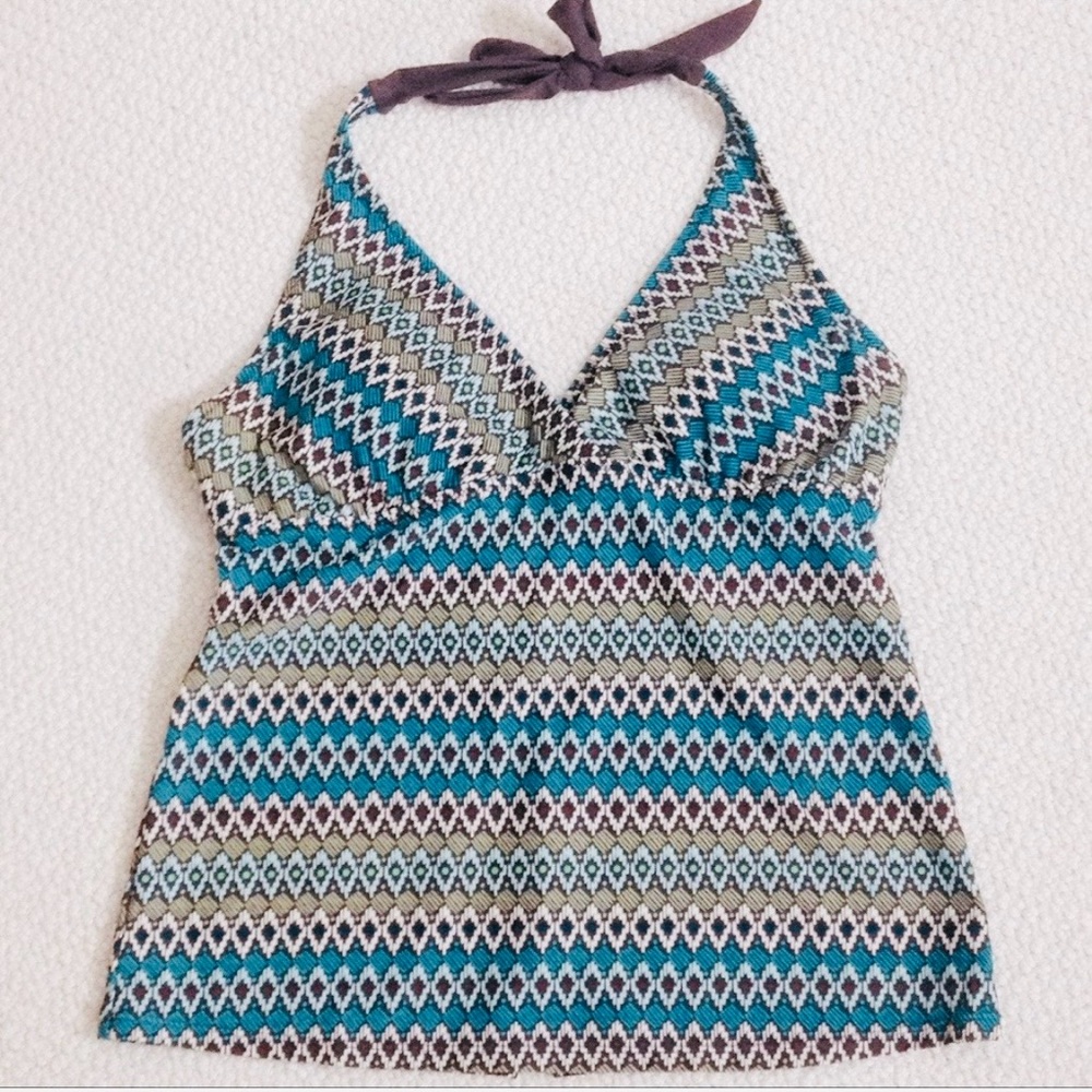 Athleta Bohemian Paisley Athletic Top Women’s Size M EUC